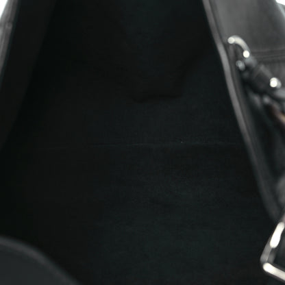 Louis Vuitton Lambskin CarryAll Vibe MM Black 6 of 10