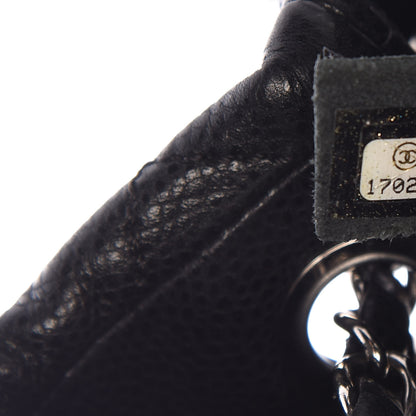 Chanel Caviar Quilted CC Timeless Soft Tote Black 7 of 19