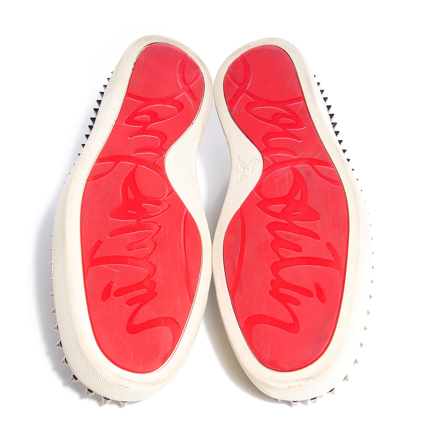 Mens Canvas Spikes Pik Boat Flat 45 Beige