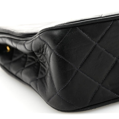 Chanel Lambskin Quilted Medium Single Flap Black 9 of 12