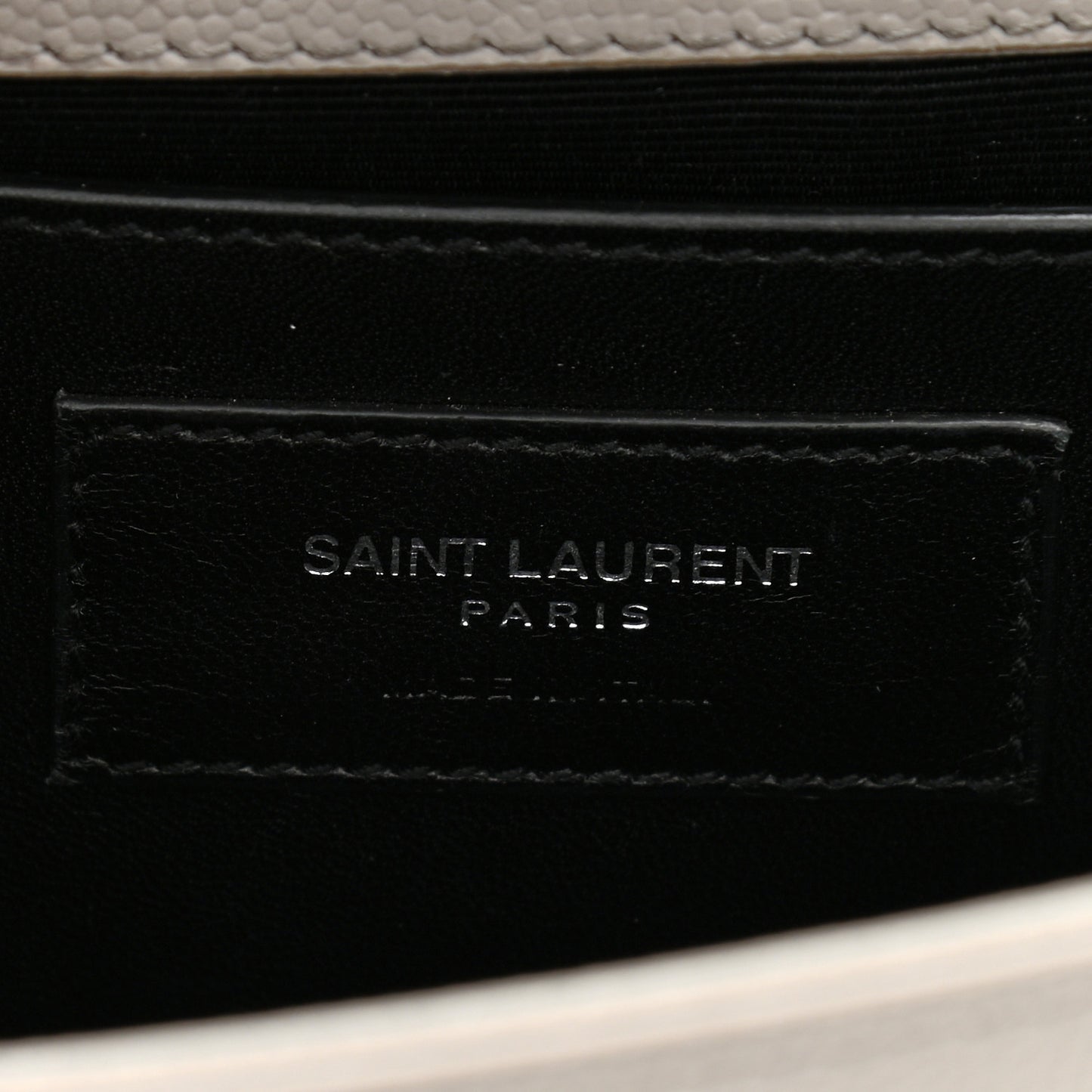 Grain De Poudre Small Monogram Kate Satchel Blanc Vintage