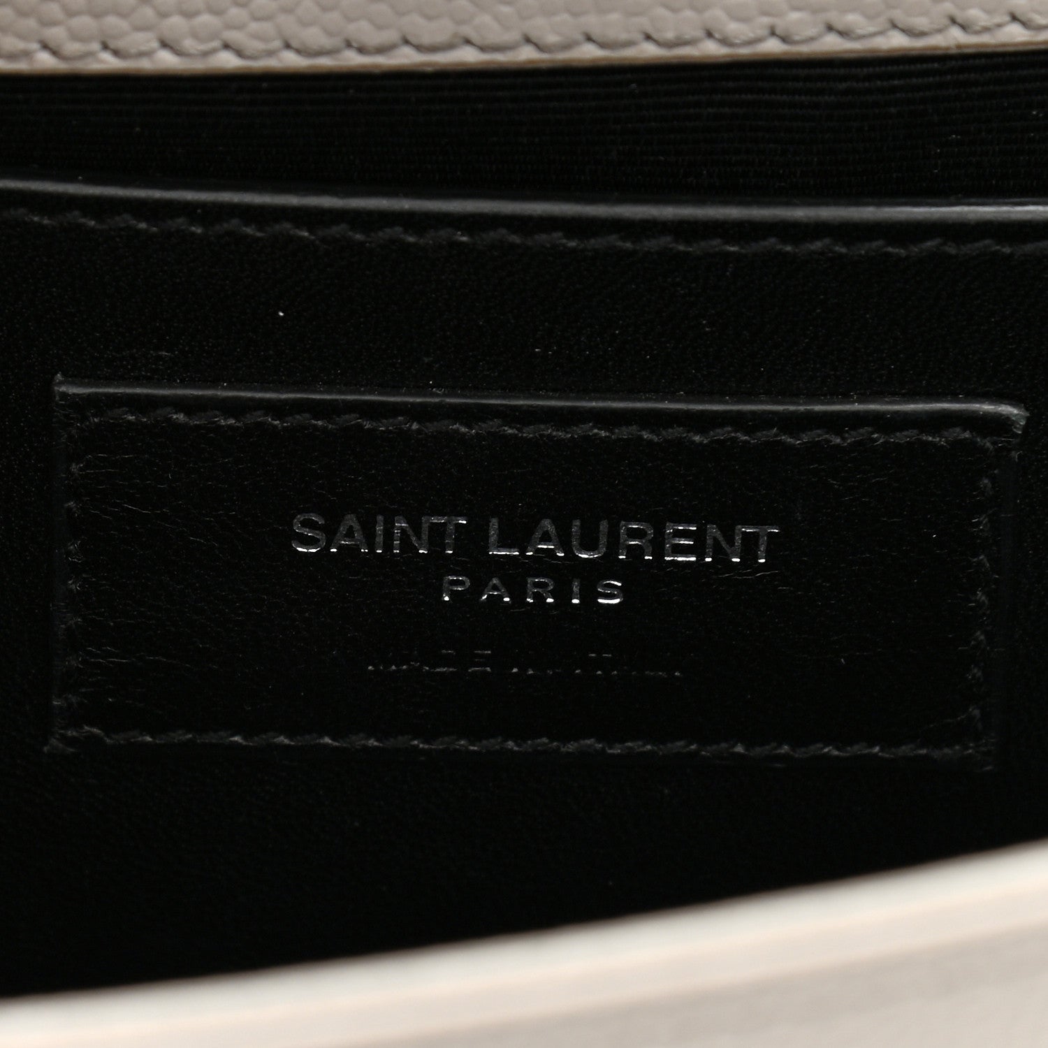 Saint Laurent Grain De Poudre Small Monogram Kate Satchel Blanc Vintage 6 of 12