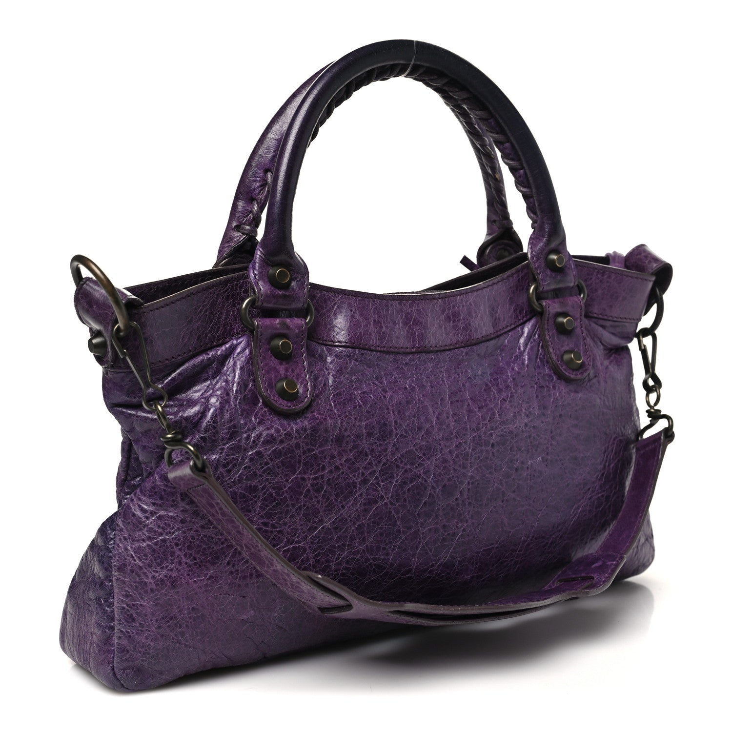 Balenciaga Agneau Classic Hardware First Raisin 1862594 – FASHIONPHILE