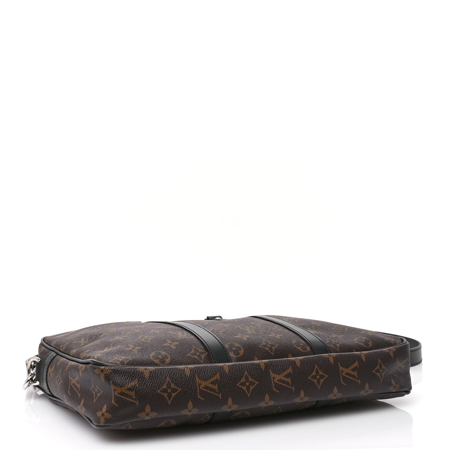 Monogram Macassar Porte Documents Voyage Soft Briefcase