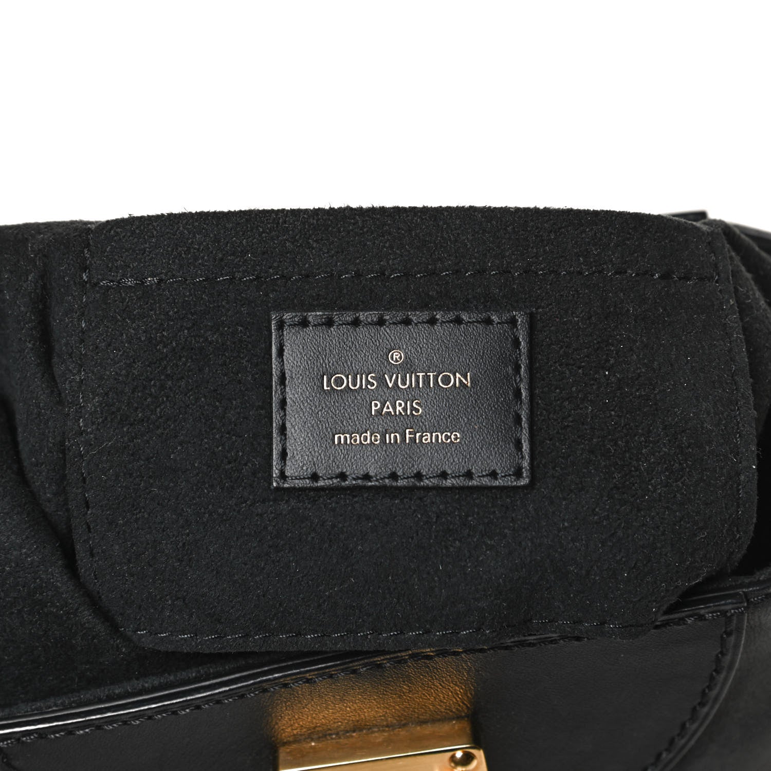 Louis Vuitton Calfskin Duffle Bag Black 6 of 10