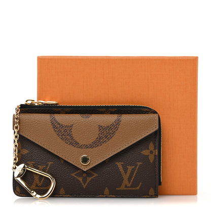 Louis Vuitton Reverse Monogram Recto Verso Card Holder Brown 5 of 5