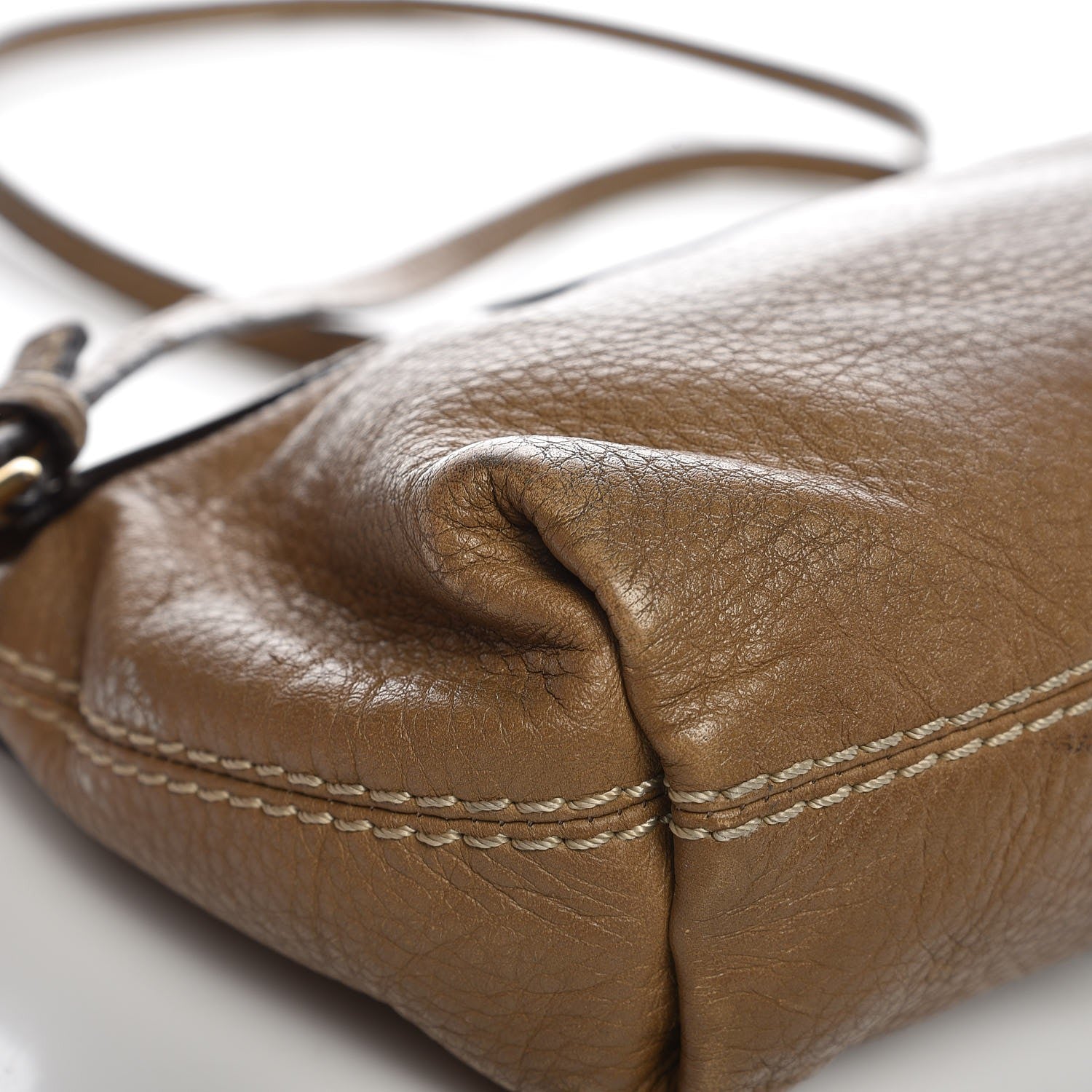 Chloe Calfskin Marcie Pochette Crossbody Bag Nut 10 of 12