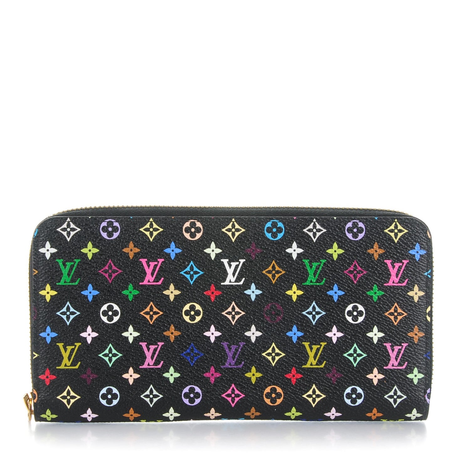 Monogram Multicolor Zippy Wallet Black Grenade