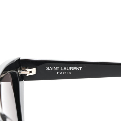 Saint Laurent Acetate Mica Cat Eye Sunglasses SL 276 Black 5 of 6