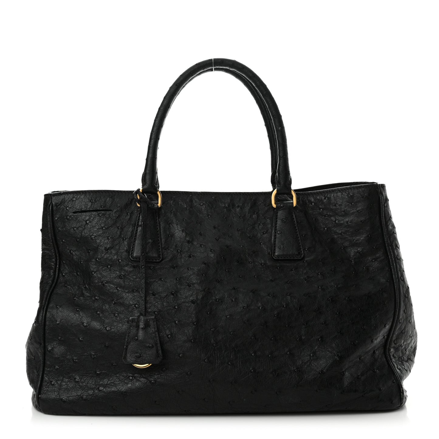 Ostrich Tote Black