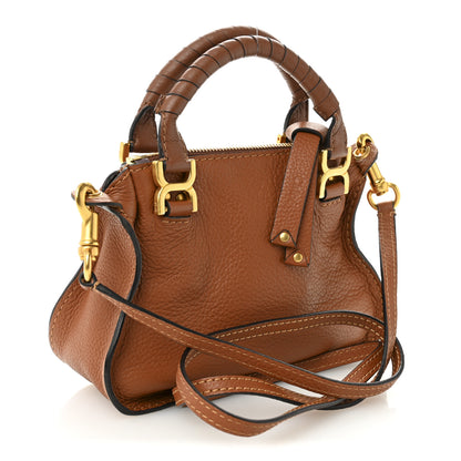 Chloe Calfskin Mini Marcie Satchel Tan 3 of 9