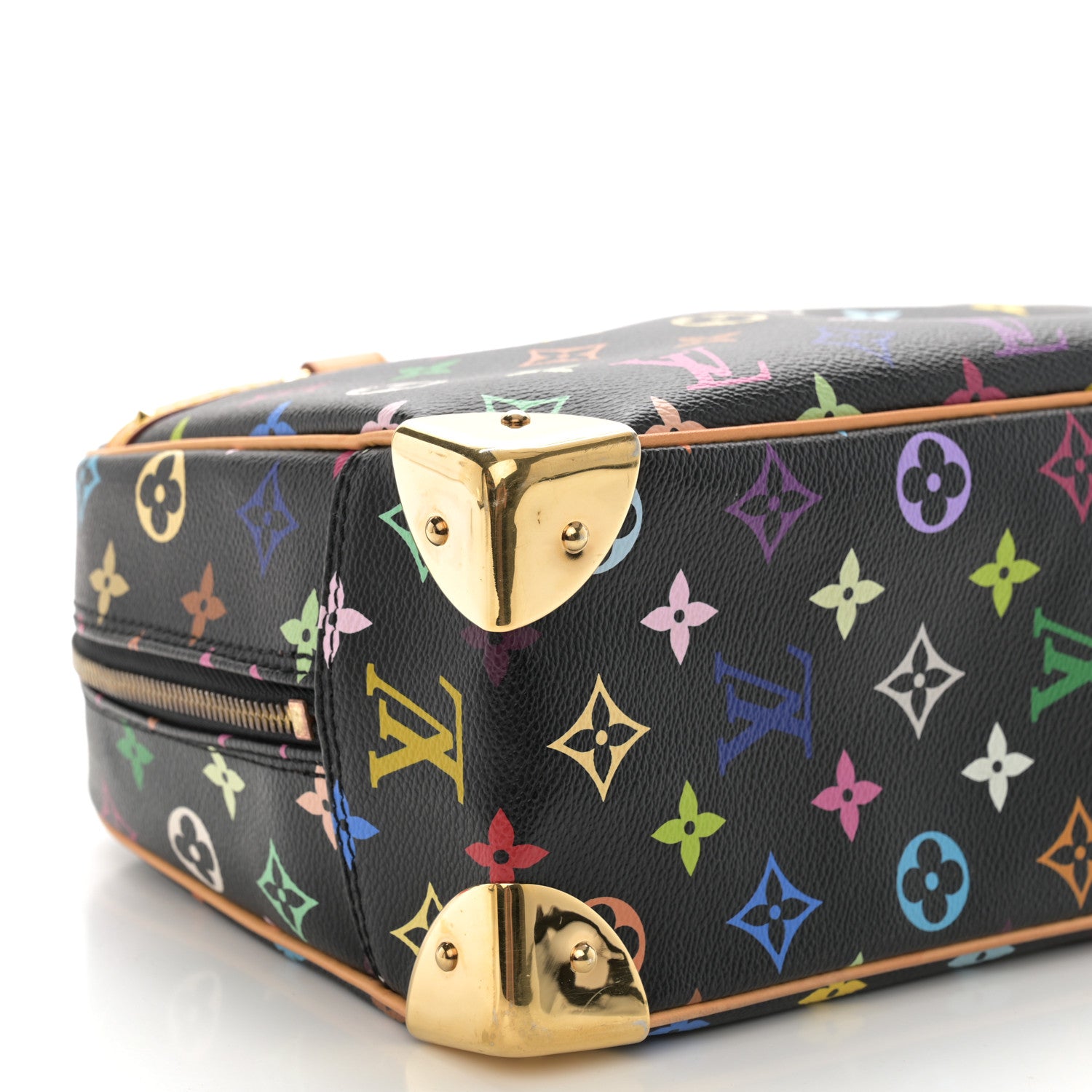 Louis Vuitton Monogram Multicolor Trouville Black 9 of 10