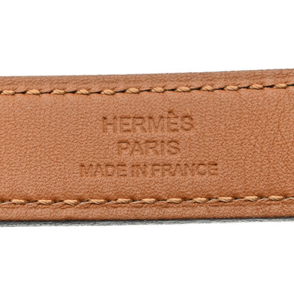 Hermes Epsom Kelly Belt Rouge Casaque 3 of 4