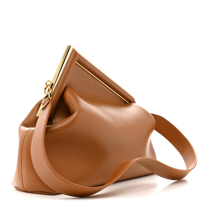 Fendi Shiny Nappa Medium Fendi First Caramello 3 of 13