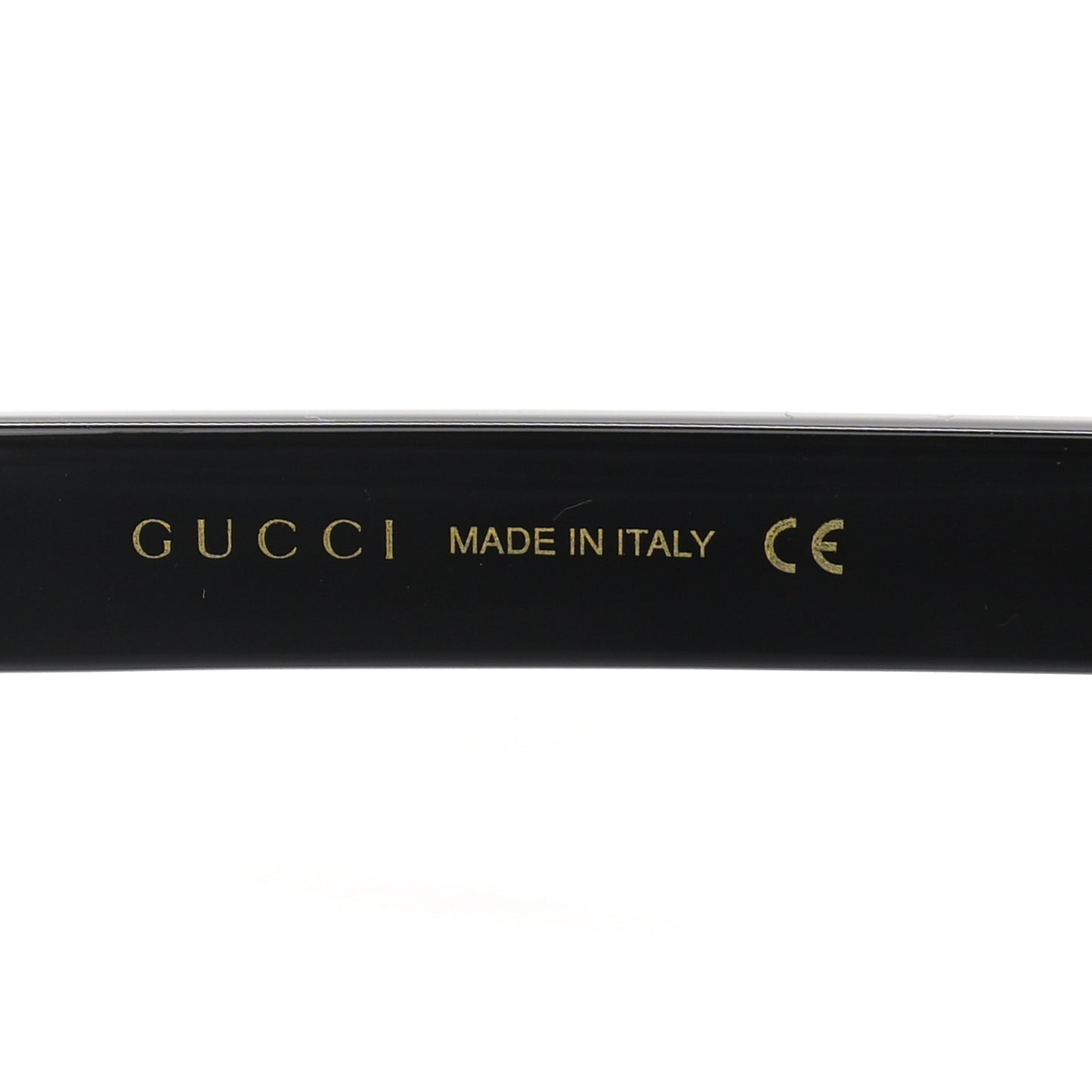 Acetate Geometric Crystal Sunglasses GG0496S Black
