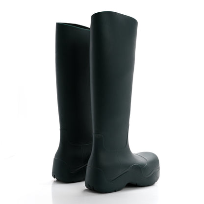 Bottega Veneta Rubber Puddle Knee Boots 36 Mallard 4 of 9