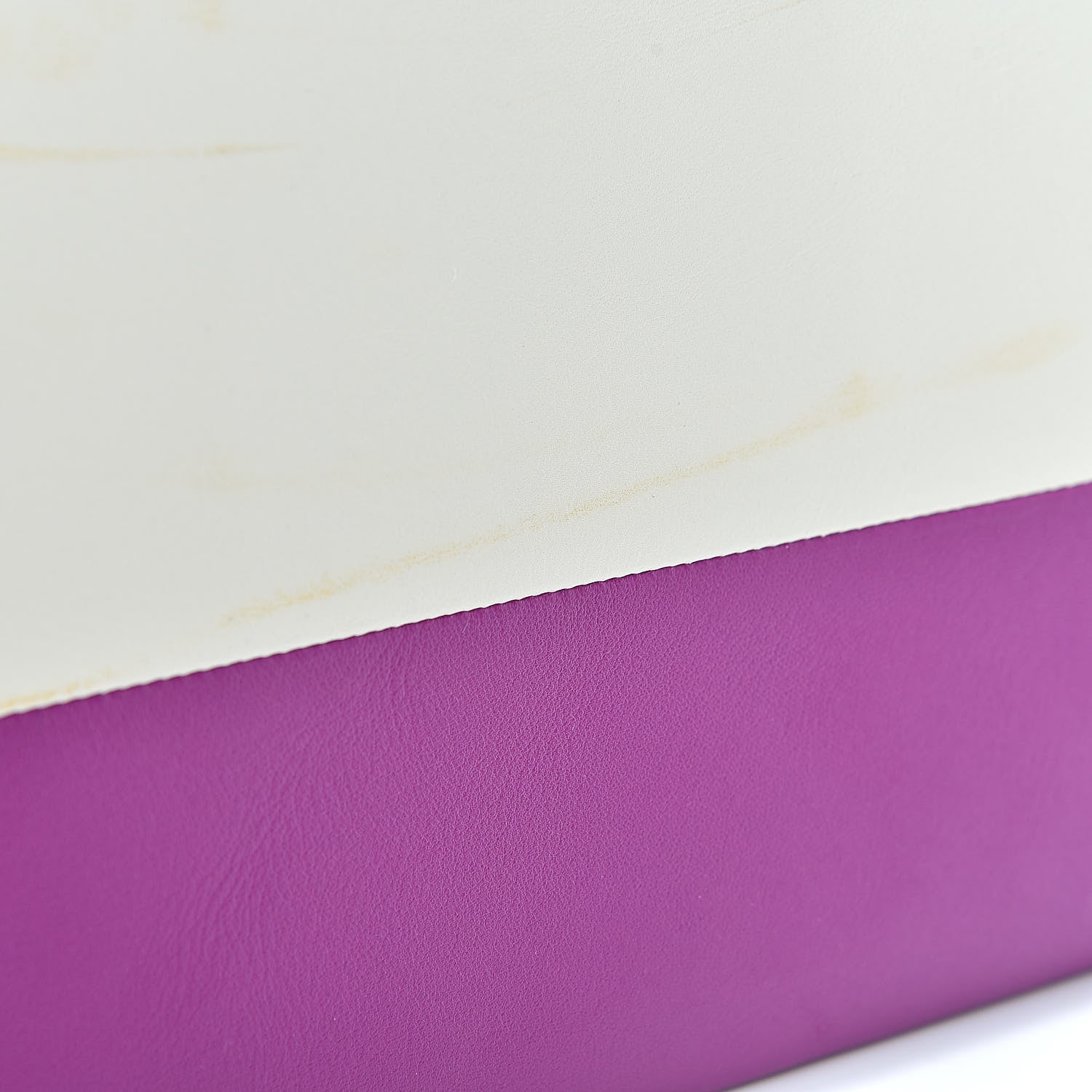 Celine Lambskin Bi-Color Solo Clutch Pouch White Magenta 9 of 10