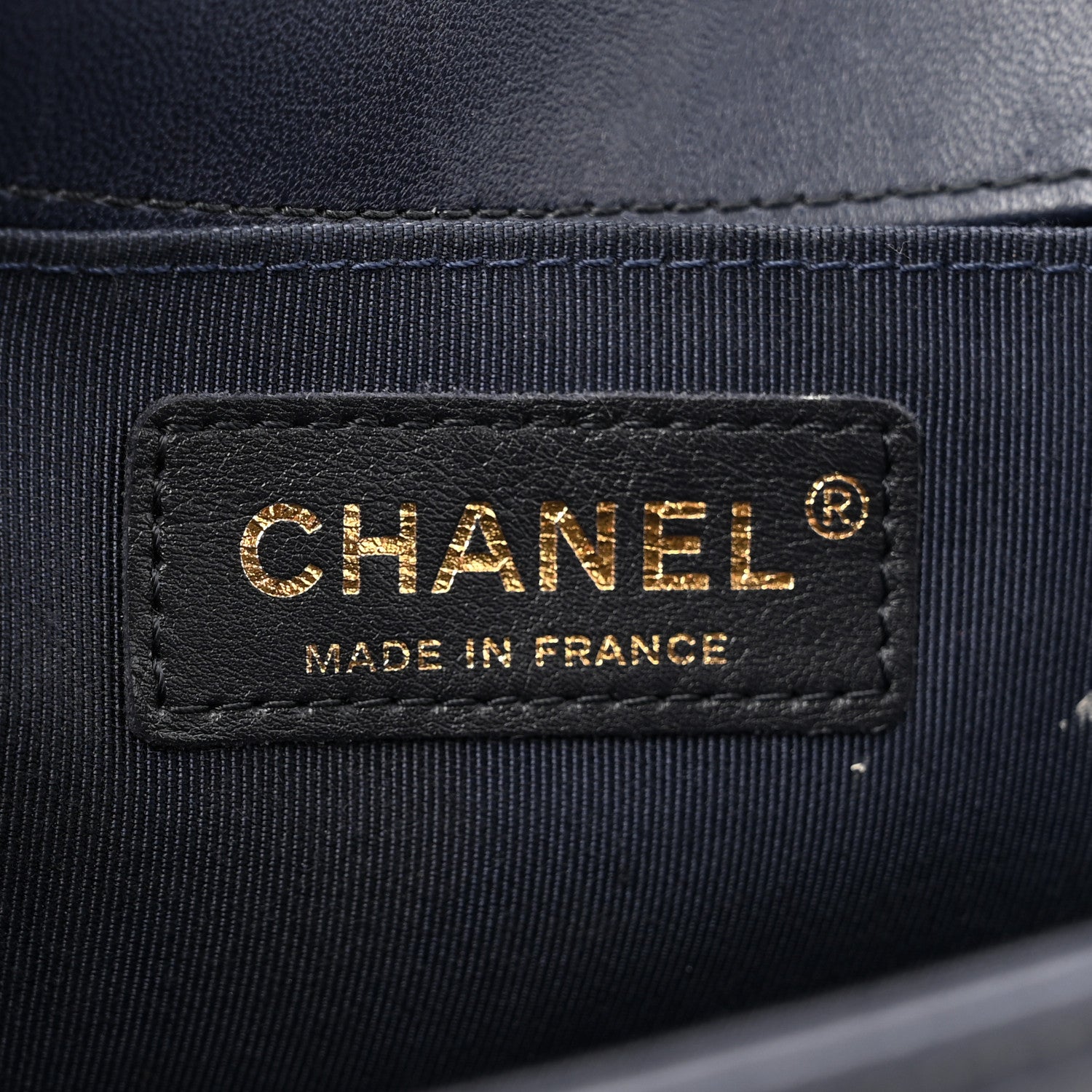 Chanel Lambskin Quilted Medium Boy Flap Dark Navy 6 of 18