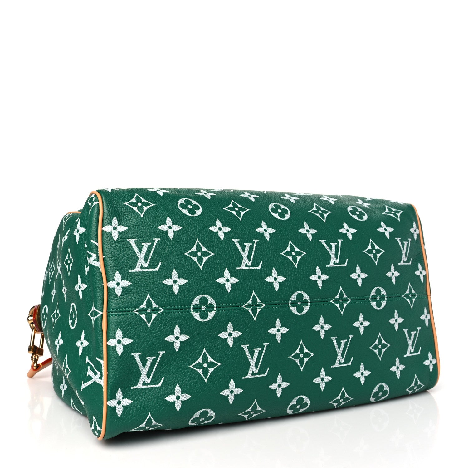 Louis Vuitton LOUIS VUITTON Calfskin Monogram Speedy P9 Bandouliere 40 Green 5 of 10