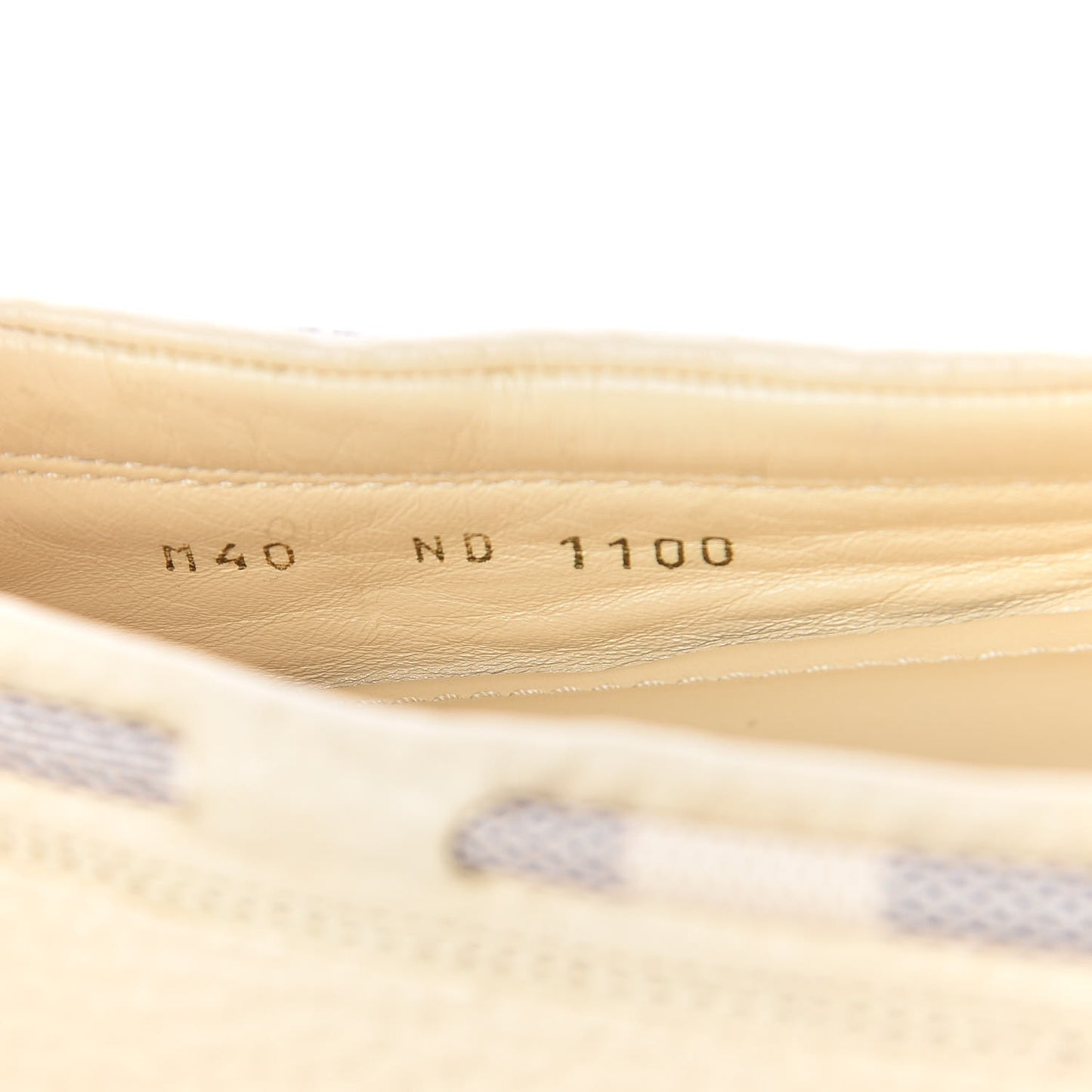 Calfskin Damier Azur Gloria Loafers 40