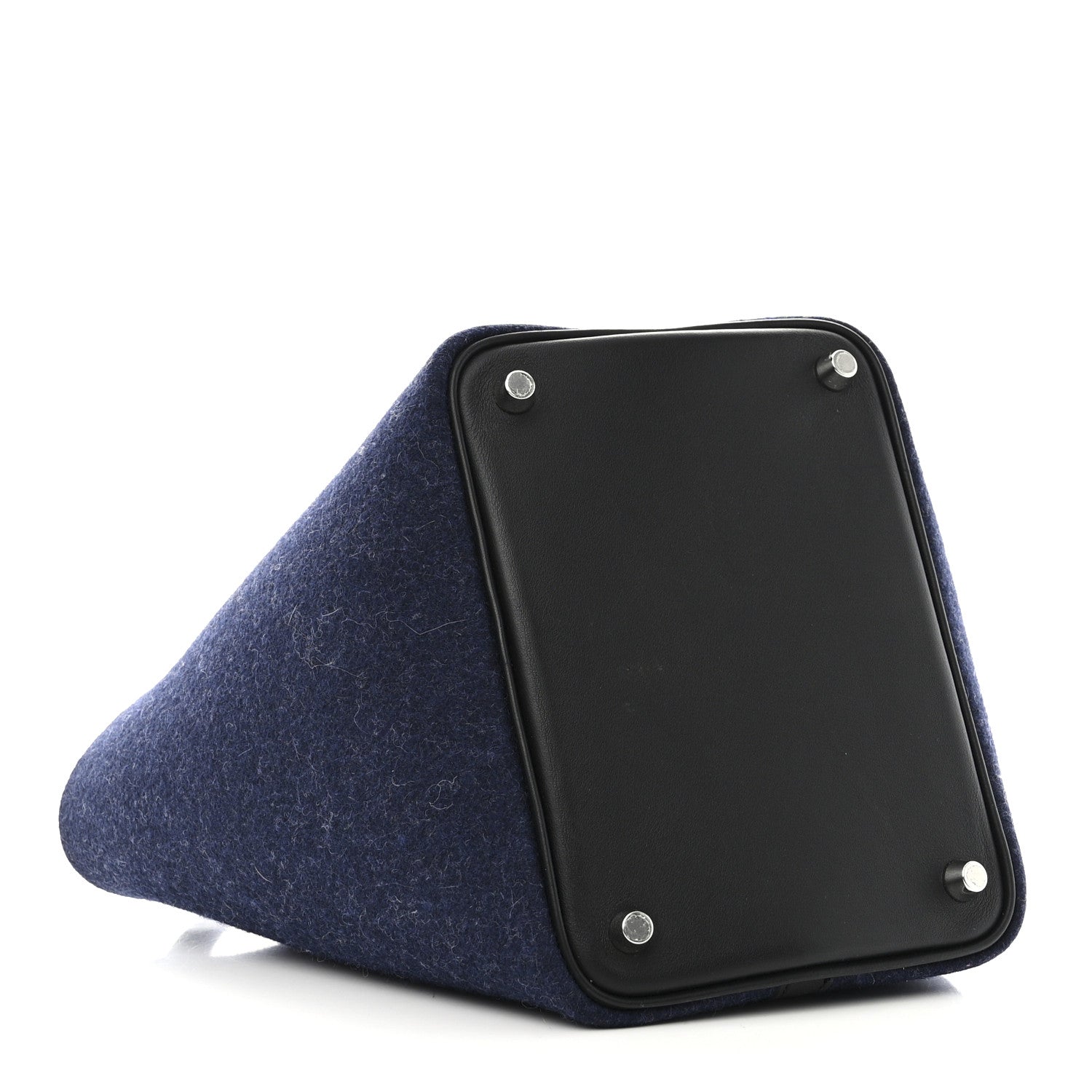 Hermes Feutre Swift Picotin Lock 18 PM Bleu Nuit Black 5 of 11