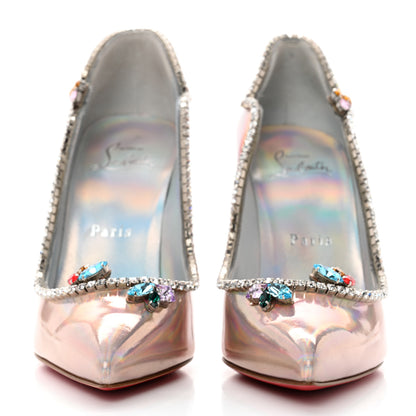 Christian Louboutin Patent Psychic Chick Queen 100 Pumps 36.5 Iridescent 2 of 7