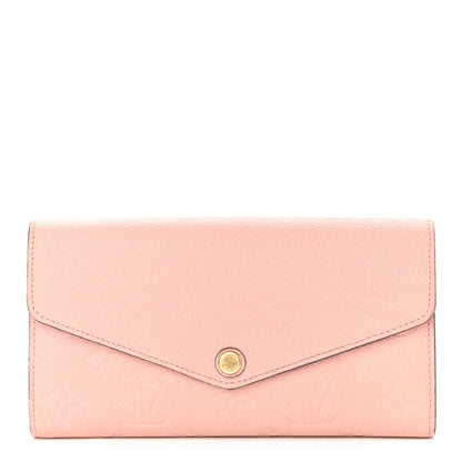 Louis Vuitton Empreinte Sarah Wallet NM Rose Poudre 1 of 8