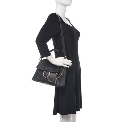 Chloe Calfskin Small Faye Day Shoulder Bag Black 2 of 11