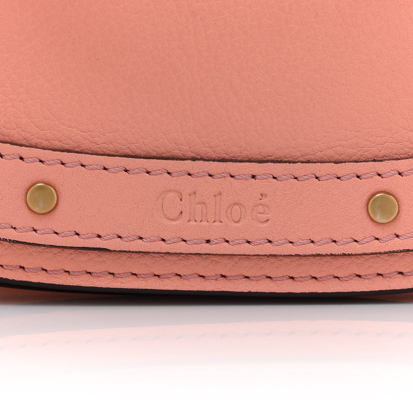 Calfskin Suede Small Nile Bracelet Bag Ideal Blush