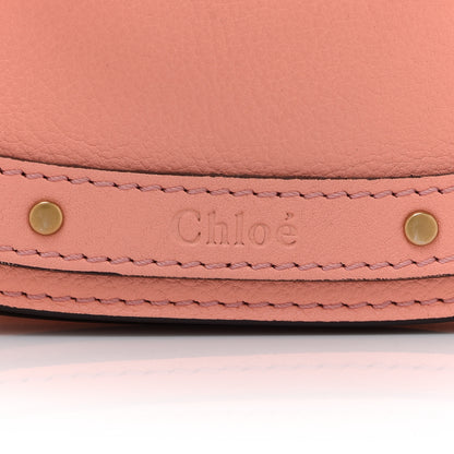 Chloe Calfskin Suede Small Nile Bracelet Bag Ideal Blush 8 of 11