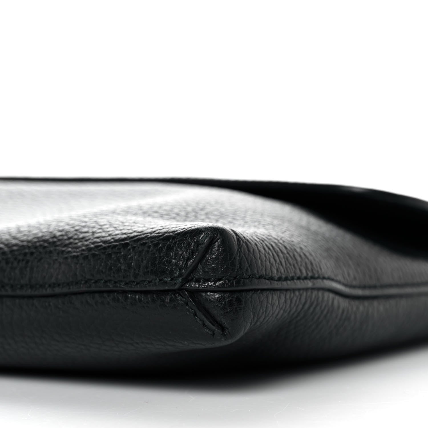 Gucci Pebbled Calfskin Large Portfolio Clutch Black 9 of 9