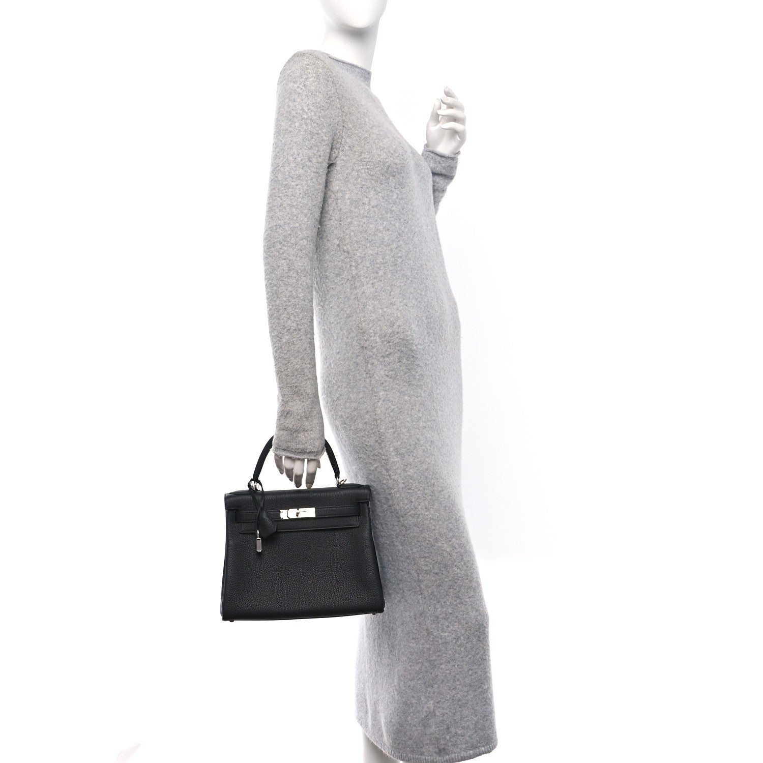 Hermes Togo Kelly Retourne 28 Black 2 of 11