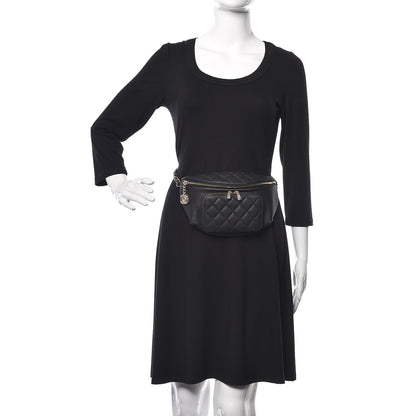 Chanel Caviar Quilted Business Affinity Waist Belt Bag Black 2 of 11