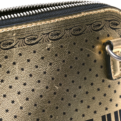 Gucci X SEGA Calfskin GUCCY Stars Mini Dome Shoulder Bag Gold 5 of 5