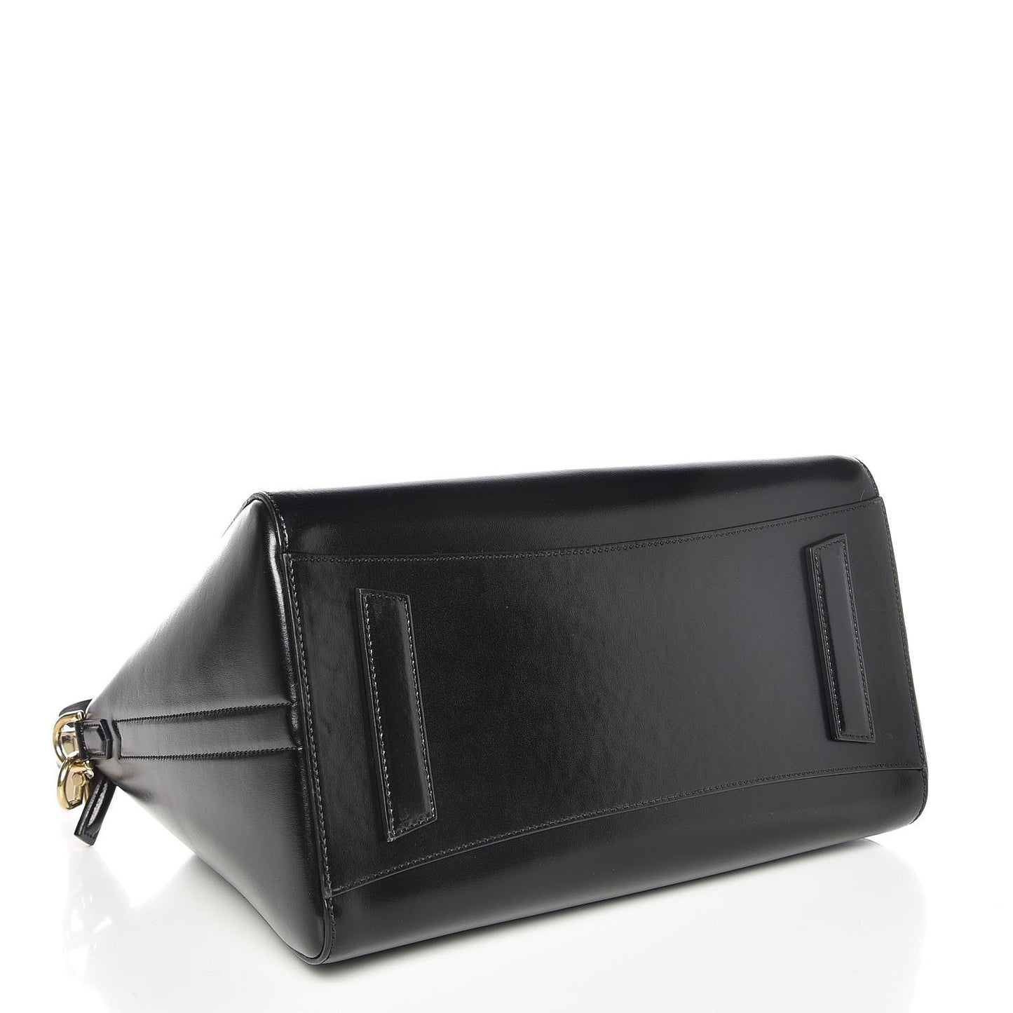 Shiny Lord Calfskin Medium Antigona Black