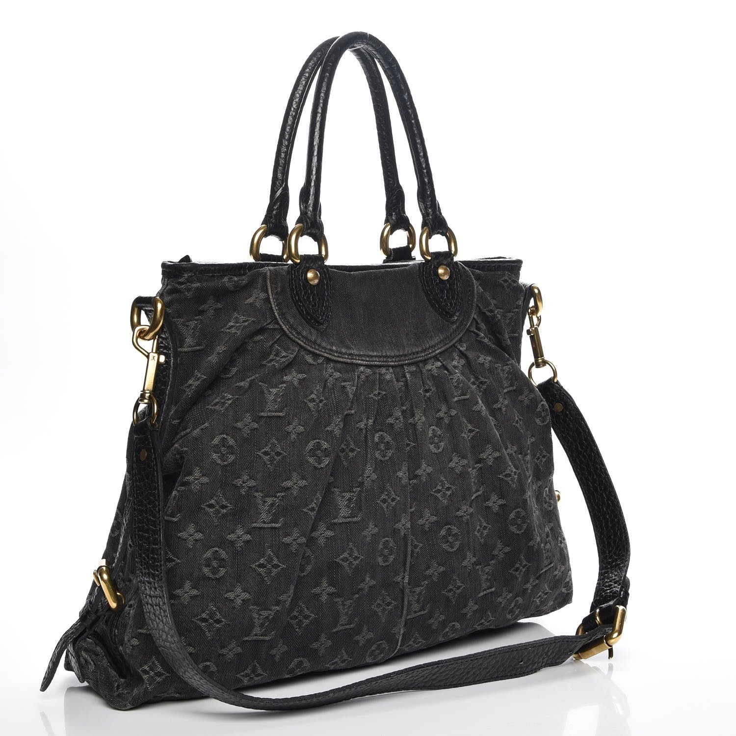 Louis Vuitton Denim Neo Cabby GM Black 4 of 8