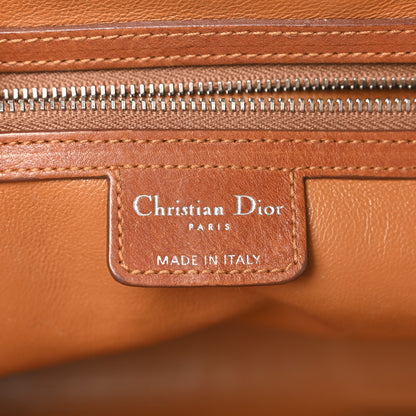 Christian Dior Calfskin My Dior Frame Double Pocket Satchel Brown 5 of 15