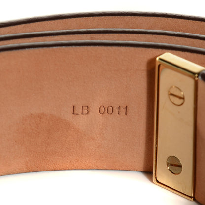 Louis Vuitton Monogram Ceinture Belt Gold Buckle 100 40 3 of 6