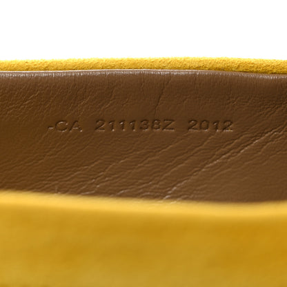 Hermes Suede Goatskin Womens Trip Espadrilles 36 Citron 7 of 9