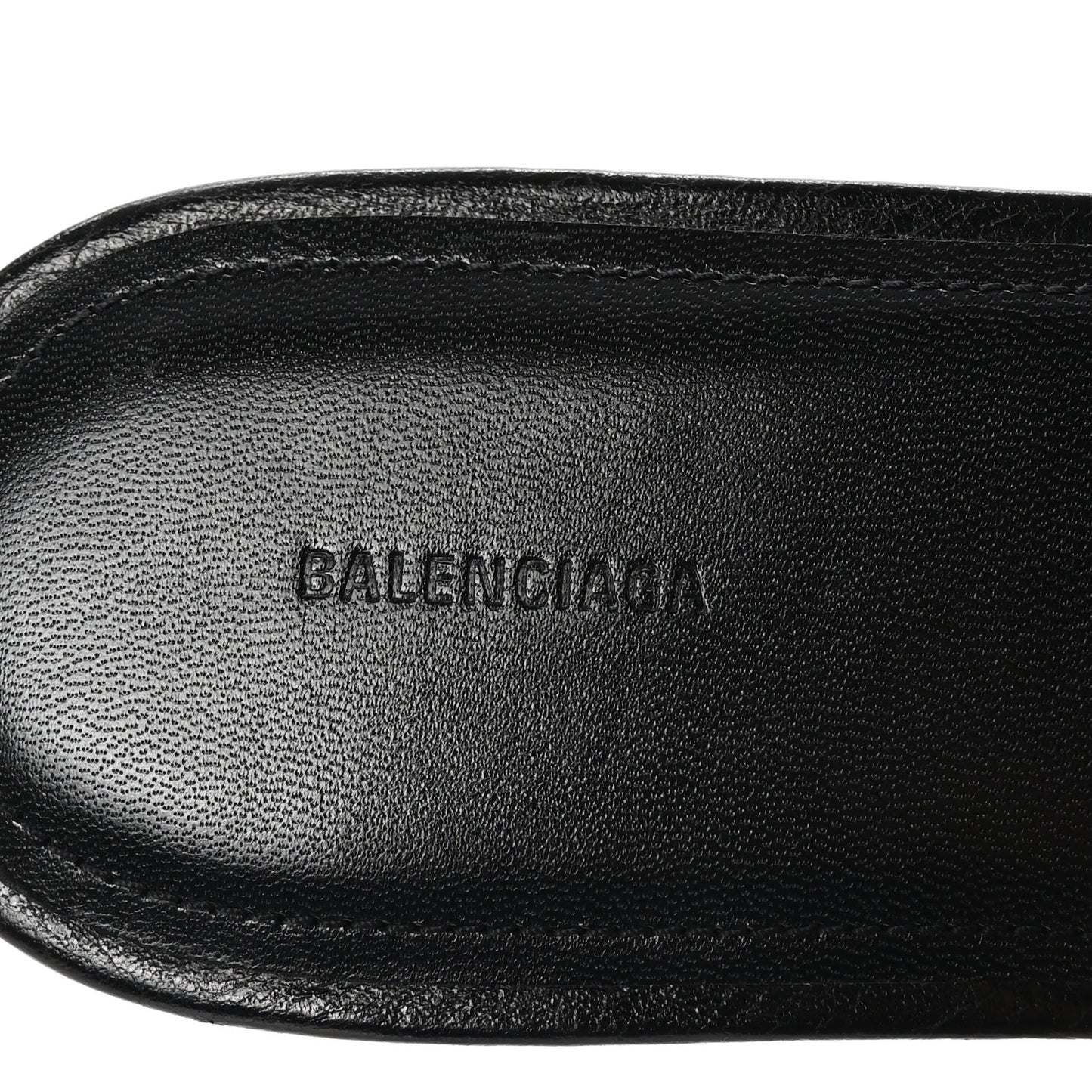 Agneau Arena Cagole Flat Slide Sandals 39 Black