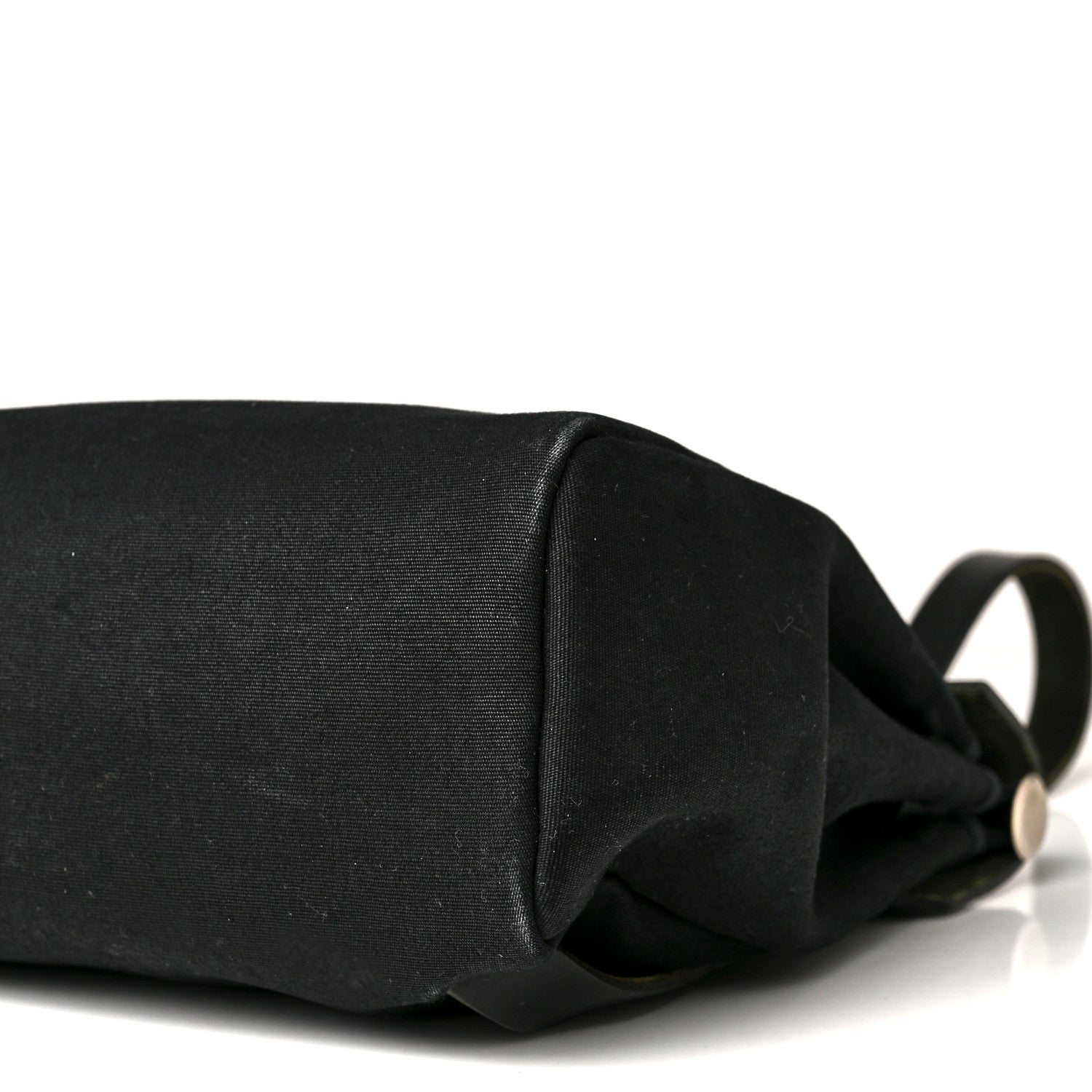 Hermes Toile Vache Calfskin Herbag 30 PM Backpack Black 10 of 11