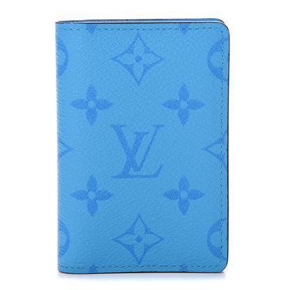 Louis Vuitton Taigarama Pocket Organizer NM Blue Lagoon 1 of 7