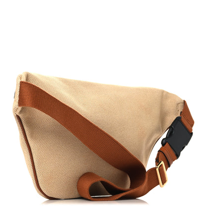 Gucci Vintage Canvas Web Belt Bag Sand Cuir 3 of 10