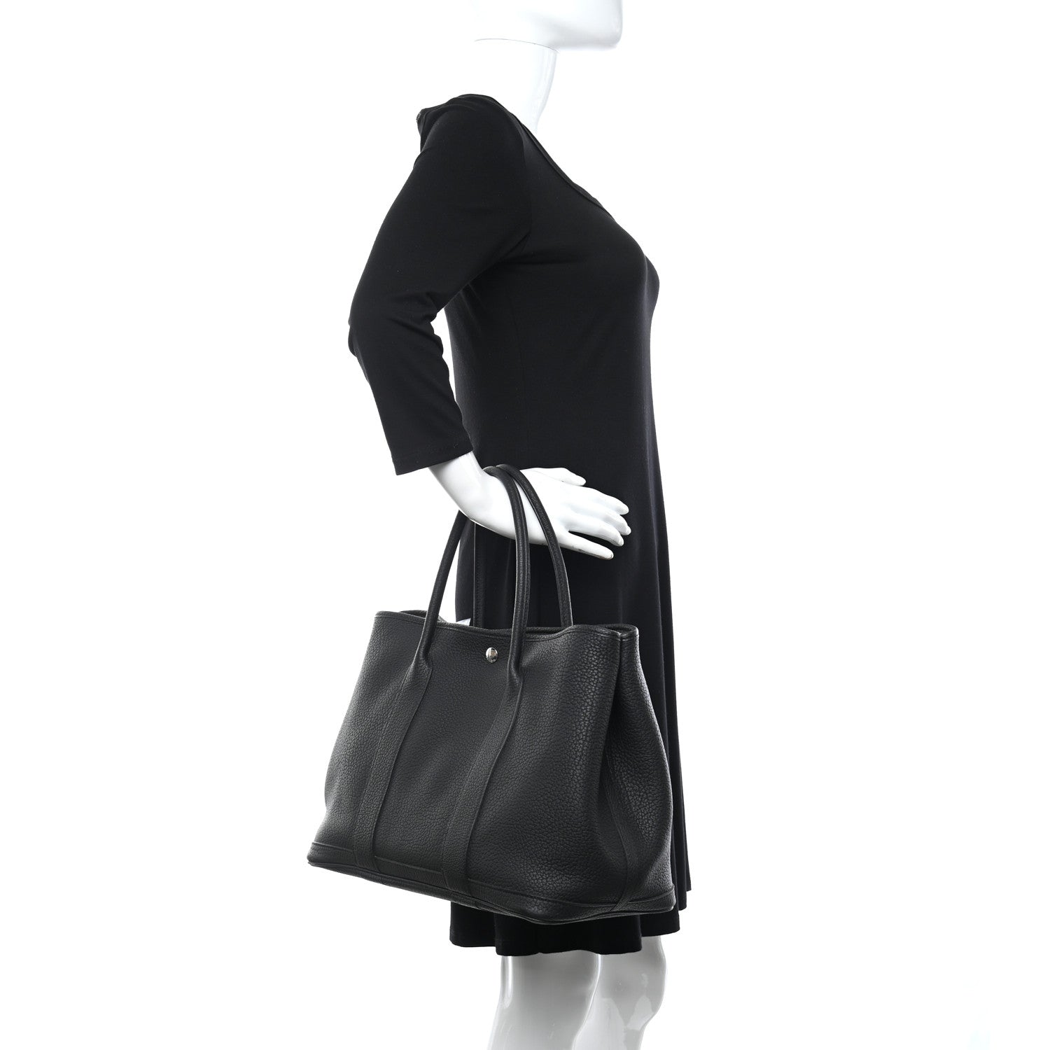 Hermes Negonda Garden Party Tote 36 MM Black 2 of 7