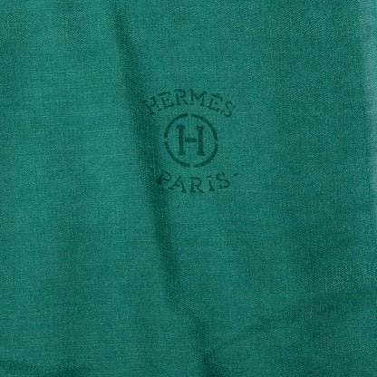 Hermes Cashmere Silk Plume Unie Stole Emerald Green 4 of 5