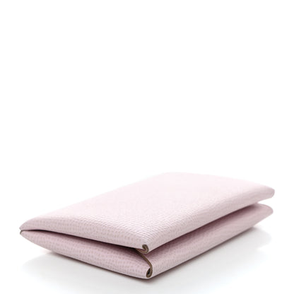 Hermes Epsom Calvi Card Case Mauve Pale 4 of 9