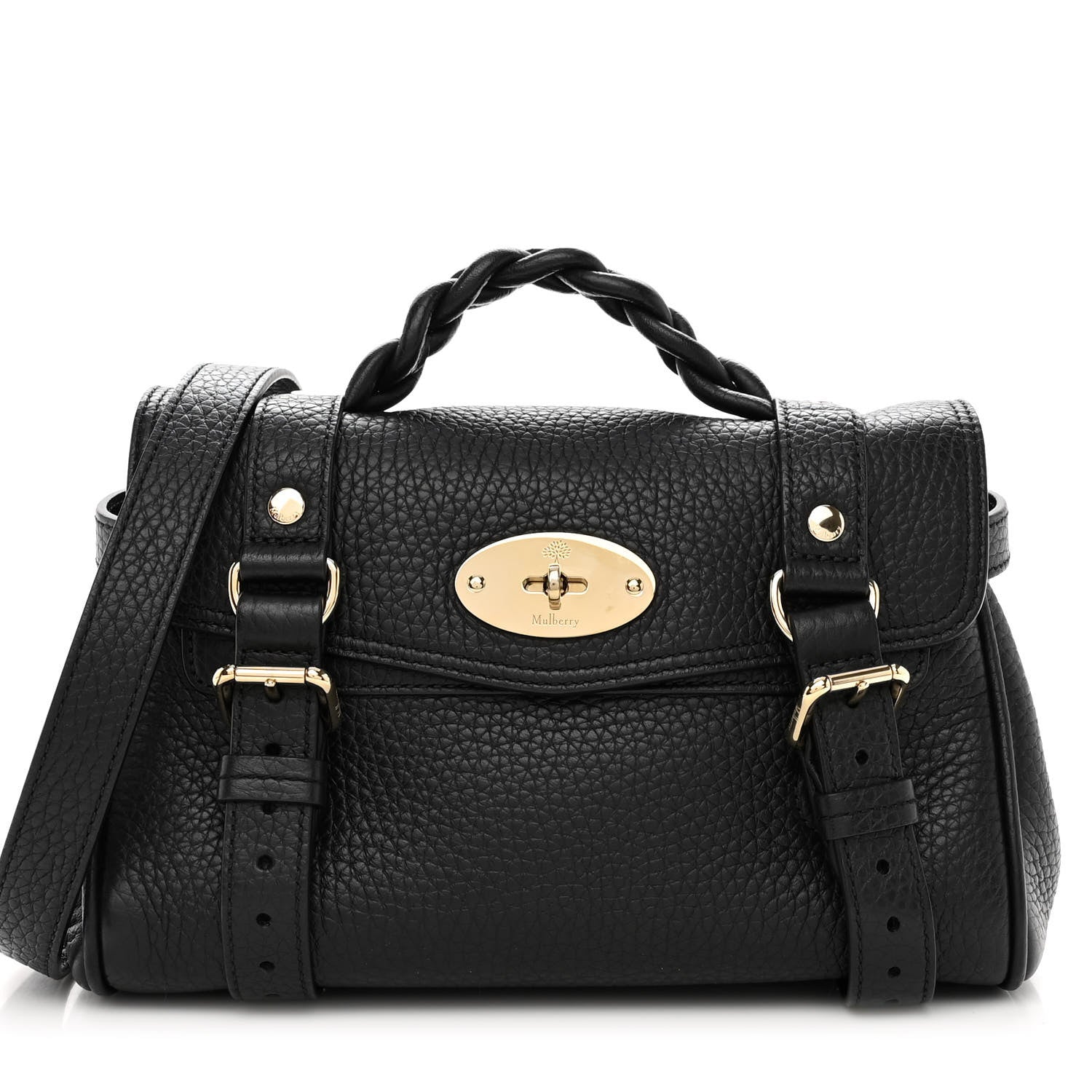 Mulberry Heavy Grain Mini Alexa Black 1 of 9