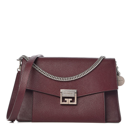Givenchy Goatskin Medium GV3 Flap Aubergine 1 of 9