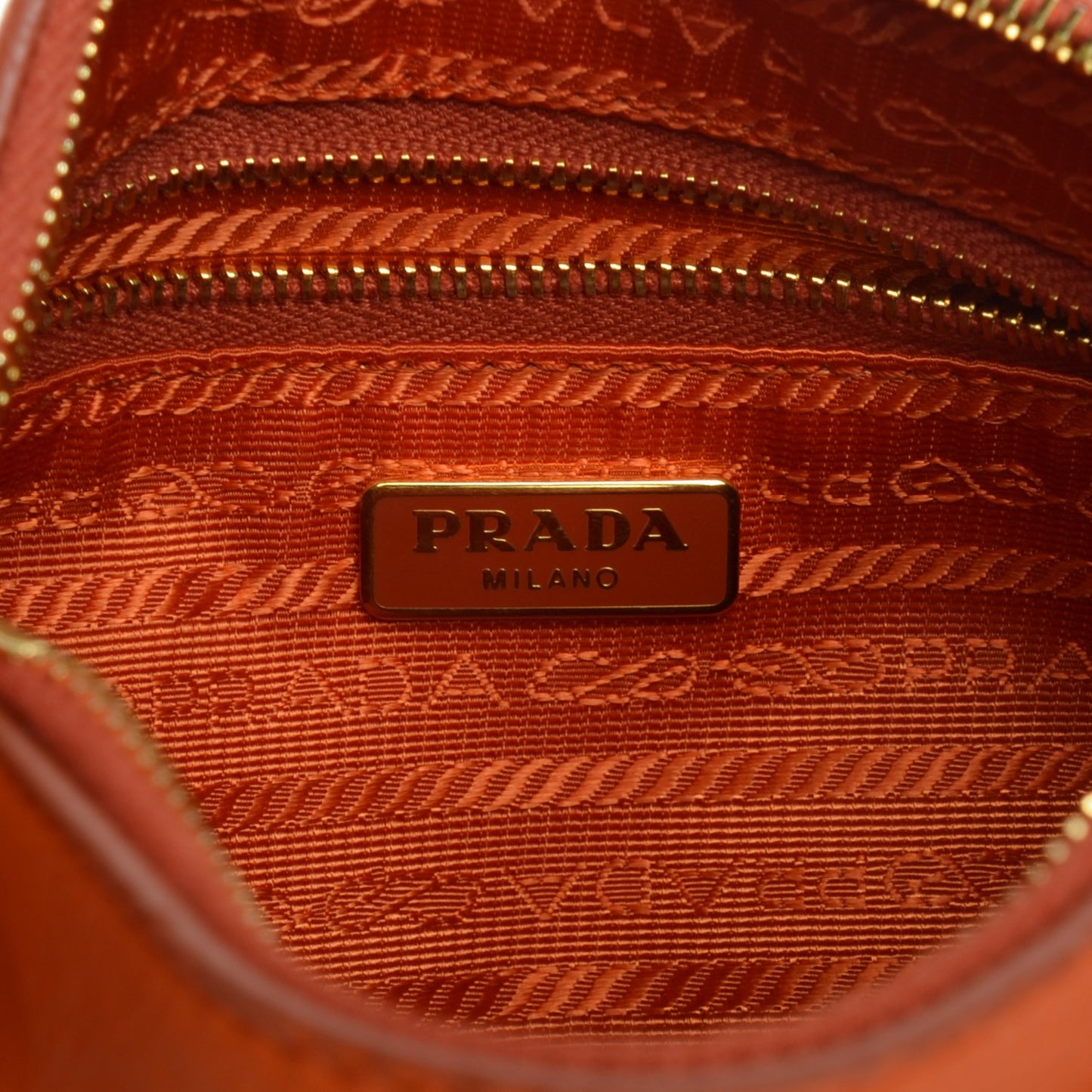 Vitello Daino Mini Shoulder Bag Papaya