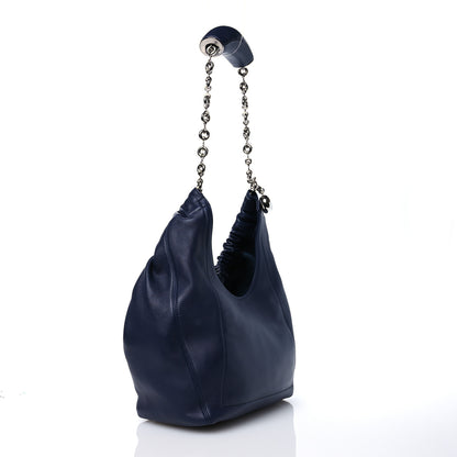 Loewe Nappa Small Squeeze Bag Abyss Blue 2 of 10